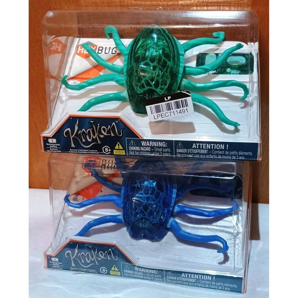 -Pair- *HEXBUG Kraken remote-controlled robotic creatures